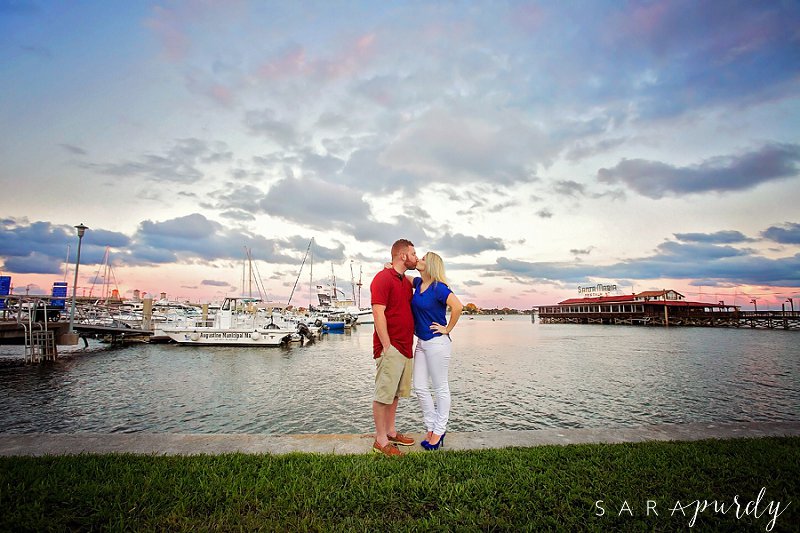 st augustine engagement session