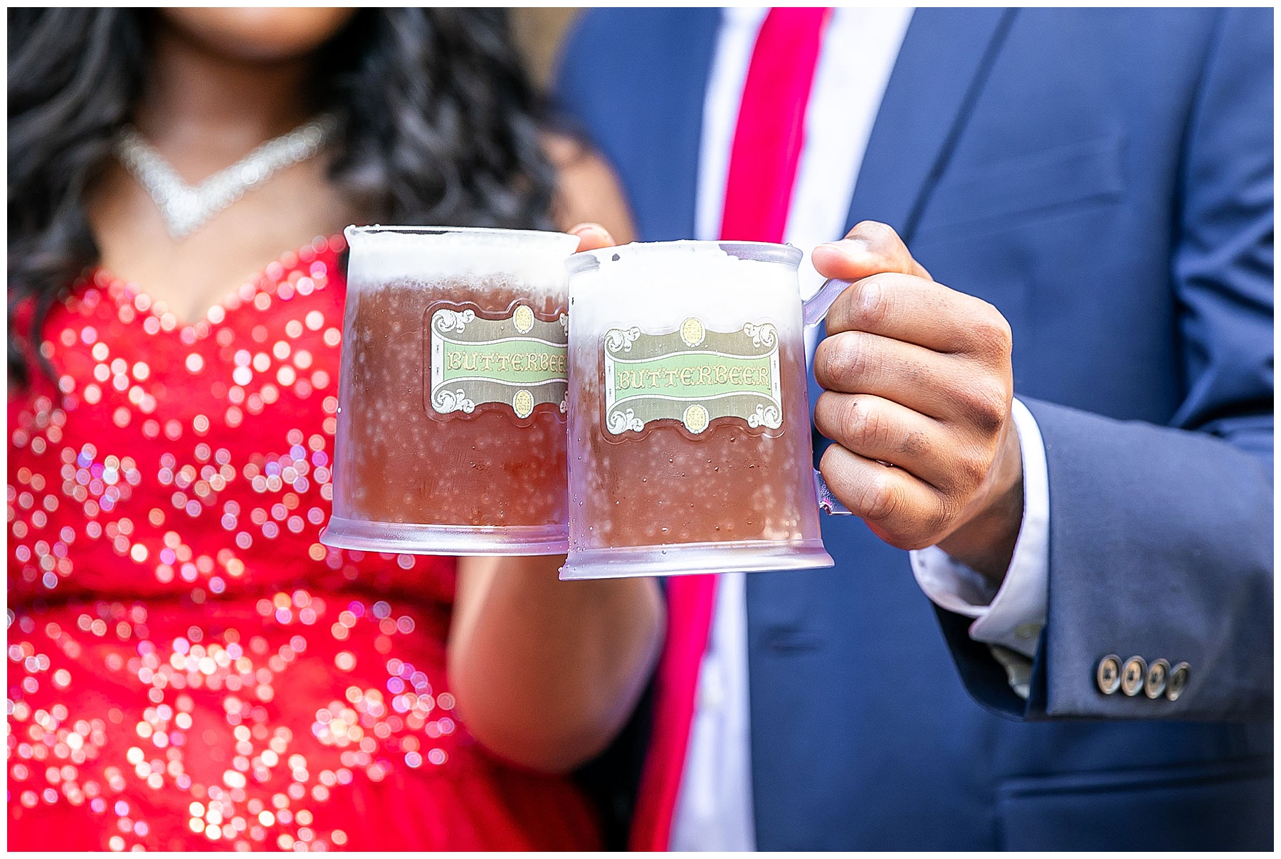 engagement session butter beer universal Orlando