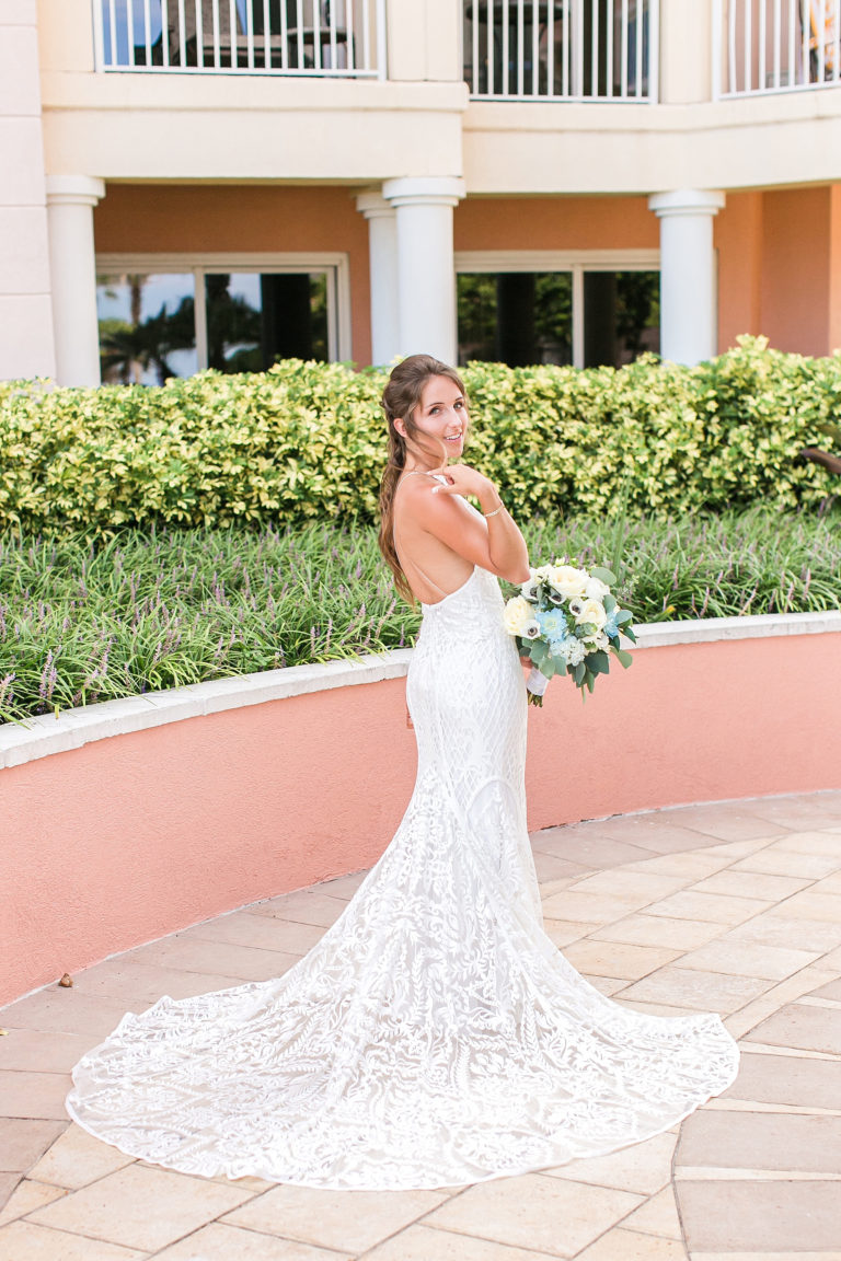 Dusty Blue and Navy Hammock Beach Resort Wedding, Palm Coast, FL ...